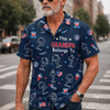 Personalized America 250th Anniversary Hawaiian Shirt - Gifts For Dad, Grandpa - Freedom Family Legacy
