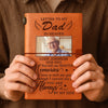 Personalized Photo Leather Wrap Journal - Meaningful Memorial Gift - Forever In My Heart