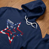 Personalized America 250th Anniversary T-shirt, Hoodie – Gifts For Dad, Grandpa – One Nation One Heart