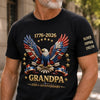 Personalized T-Shirt With Sleeve Design – Gifts For Grandpa, Dad – My Greatest Legacy