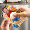Personalized Photo Dad Bod Belly Squishy Acrylic Fridge Magnet – Funny Gifts For Dad, Grandpa – Vacation Mode