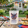 Personalized America 250th Anniversary Party Cups - Gifts For Family - Born For Freedom Built To Last