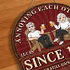 Personalized Wood Sign – Camping Gifts For Couple – Growing Older, Never Growing Apart