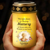 Personalized Photo Solar Stake Lights – Memorial Sympathy Gifts – Guiding Me Home With Your Love