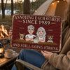 Personalized Home Decor Metal Sign - Gifts For Campers Couple - Paws Chaos Endless