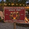 Personalized Home Decor Metal Sign - Gifts For Campers, Couple - Love Drives Us Crazy