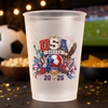 Personalized Party Cups - Gifts For Soccer Lovers, Sports Fans, Sports Lovers - Born To Cheer Together