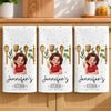 Personalized Kitchen Towel – Gifts For Her, Mom, Grandma – A Pinch Of Happiness