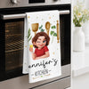 Personalized Kitchen Towel – Gifts For Her, Mom, Grandma – A Pinch Of Happiness