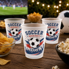 Personalized Party Cups - Gifts For Football Lovers, Sports Fans, Sports Lovers - Cheers To Goals And Good Times