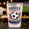 Personalized Party Cups - Gifts For Football Lovers, Sports Fans, Sports Lovers - Cheers To Goals And Good Times