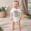 Personalized World Football Baby Onesie – Baby Shower Gifts For Football Lovers, New Parents – Gold Cup First Win
