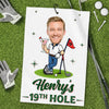 Personalized Photo Golf Towel – Gifts For Golf Lovers, Sports Fans – Golf Is My Happy Place