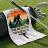 Personalized Golf Towel – Gifts For Golf Lovers, Sports Fans – Swing Relax Repeat