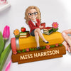 Personalized 2-Layered Wooden Plaque – Back To School Gifts For Teachers – This Classroom Is A Safe Place