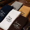 Personalized Embroidered Socks – Groomsmen Proposal Wedding Gifts For Groomsmen – The Groomsmen Crew