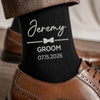 Personalized Embroidered Socks – Groomsmen Proposal Wedding Gifts For Groomsmen – The Groomsmen Crew