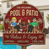 Personalized Wood Sign – Summer Gifts for Couple – Just you, Me And Paradise