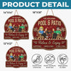 Personalized Wood Sign – Summer Gifts for Couple – Just you, Me And Paradise