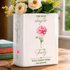 Personalized Book Vase - Gifts For Book Lovers, Bookworms, Readers - Every Chapter Brings
New Growth