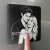 Personalized Photo Music Fridge Magnet - Can Play Songs – Anniversary Gift For Couple – I Belong To You