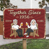 Personalized Home Decor Metal Sign – Gifts For Couple – Forever Starts Here