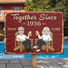 Personalized Home Decor Metal Sign – Gifts For Couple – Forever Starts Here