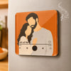 Personalized Photo Music Fridge Magnet - Can Play Songs – Anniversary Gift For Couple – Our Song, Our Story, Our Forever