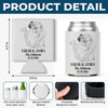 Personalized Photo Leather Can Cooler - Anniversary Gifts For Couple - Forever In My Heart