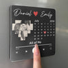 Personalized Photo Music Fridge Magnet - Can Play Songs – Anniversary Gift For Couple – Every Song Reminds Me Of You