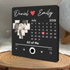 Personalized Photo Music Fridge Magnet - Can Play Songs – Anniversary Gift For Couple – Every Song Reminds Me Of You
