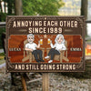 Personalized Home Decor Metal Sign - Anniversary Gifts For Couple - Stuck With You