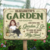 Personalized Home Decor Metal Sign - Gifts For Gardeners - Losing My Mind In The Garden