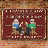 Personalized Home Decor Metal Sign - Anniversary Gifts For Couple - Our Real Life Sitcom