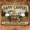 Personalized Home Decor Metal Sign - Anniversary Gifts For Campers Couple - Still Rolling Strong