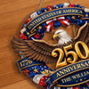 Personalized America 250th Anniversary Wood Sign - Gifts For Family - Strength That Stands The Test Of Time