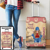 Personalized Luggage Cover – Travel Gifts For Women – Born To Explore