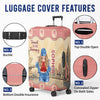 Personalized Luggage Cover – Travel Gifts For Women – Born To Explore