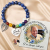 Personalized Photo Rainbow Bridge Bracelet - Memorial Sympathy Gifts - Your Light Lives On