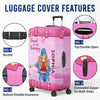 Personalized Luggage Cover – Travel Gifts For Women – Travel Is My Therapy