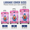 Personalized Luggage Cover – Travel Gifts For Women – Collecting Memories Worldwide