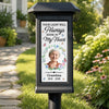 Personalized Photo Solar Garden Light - Memorial Sympathy Gifts - Always Loved Never Forgotten