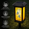 Personalized Solar Garden Light - Memorial Sympathy Gifts - Forever Remembered Forever Loved