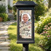 Personalized Photo Solar Garden Light - Memorial Sympathy Gifts - Gone From Sight Not From Heart
