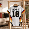 Personalized Baby Jersey Bodysuit – Baby Shower Gifts For New Moms, New Dads, Soccer Lovers – Born To Be A Champion