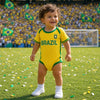 Personalized France Baby Jersey Bodysuit – Baby Shower Gifts For New Moms, New Dads, Soccer Lovers – The Cutest Little Striker