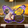 Personalized Photo Acrylic Car Ornament – Memorial Sympathy Gifts – God Has You In His Arms