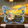 Personalized Photo Acrylic Car Ornament – Memorial Sympathy Gifts – There Are No Goodbyes For Us