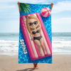 Personalized Beach Towel - Summer Vacation And Travel Gifts For Women, Best Friends - Sun Sand Sea