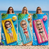 Personalized Beach Towel - Summer Vacation And Travel Gifts For Women, Best Friends - Sun Sand Sea